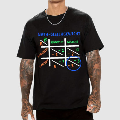 Nash Equilibrium - Game Theory from John Nash Geek T-Shirt