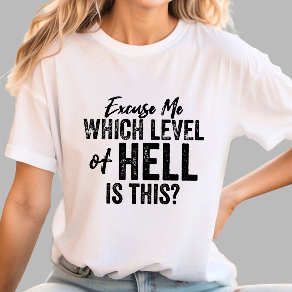 Excuse Me Which Level of Hell is This？Geek T-Shirt