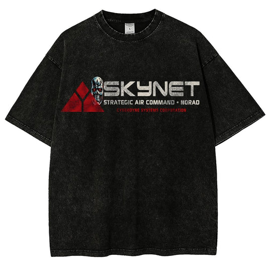Cybernet SAC NORAD Vintage Distressed T-shirt