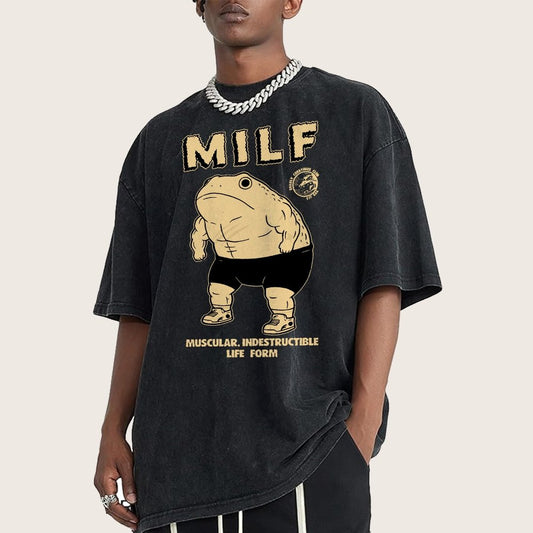 Deadly Form DILF Vintage Distressed T-shirt