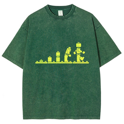 Bricks Evolution Vintage Distressed T-shirt