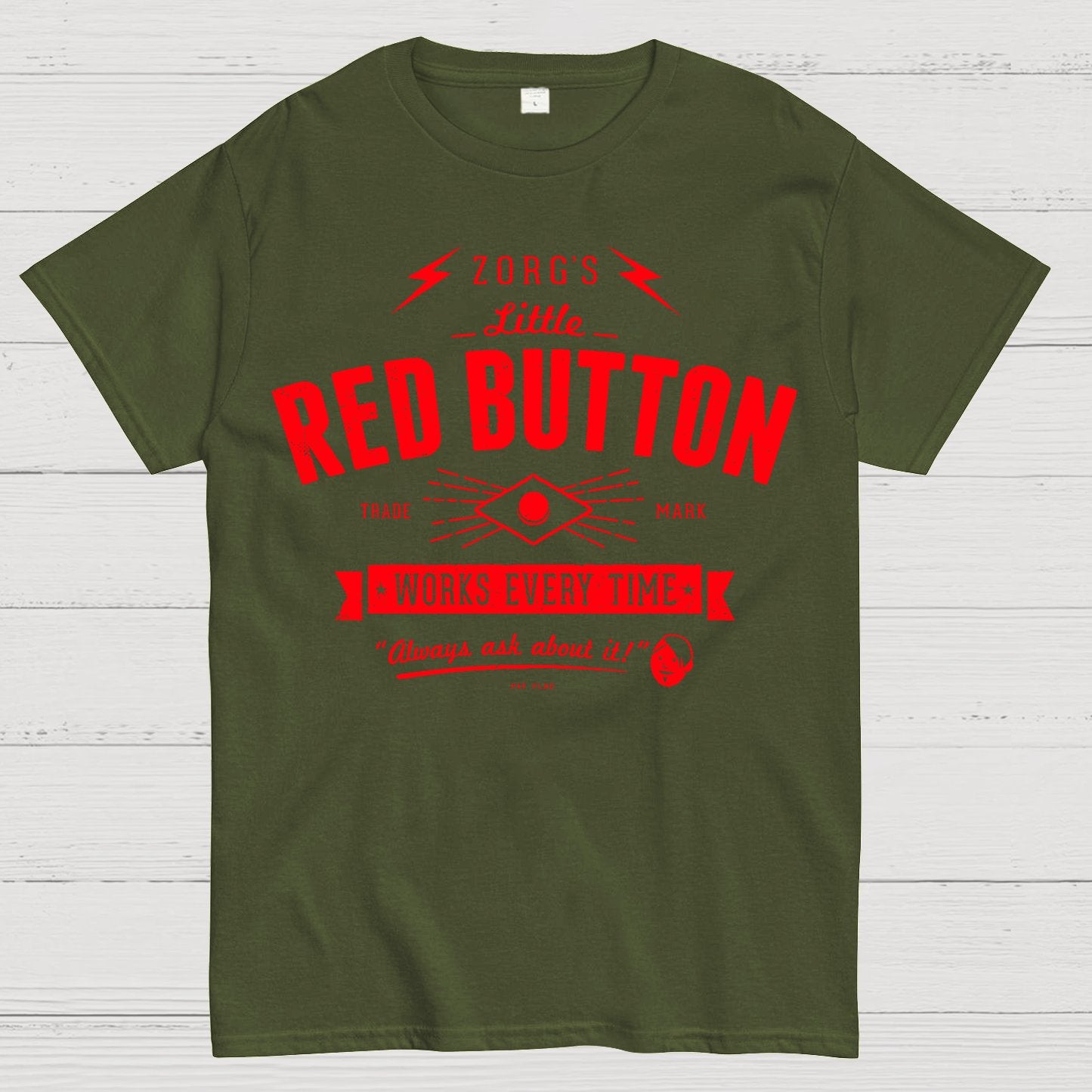 Little Red Button Geek T-Shirt