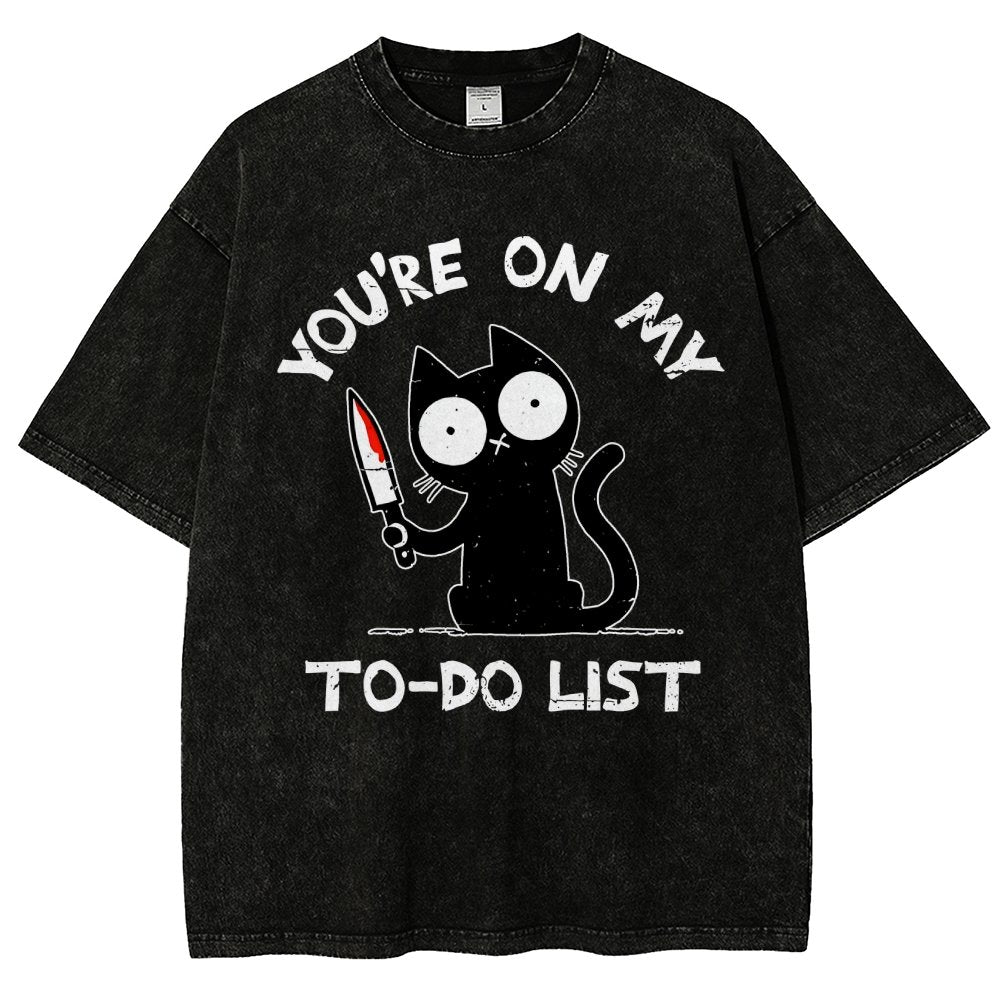 You're On My To-Do List Vintage Distressed T-shirt