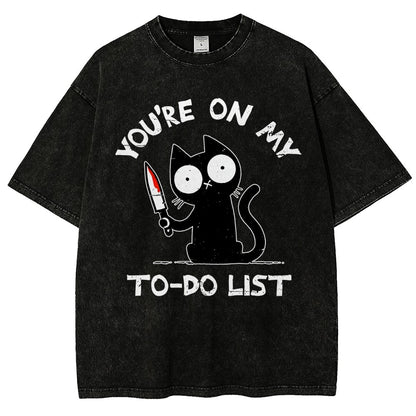 You're On My To-Do List Vintage Distressed T-shirt