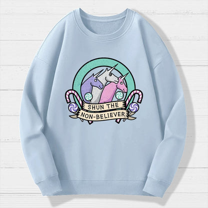 Shun the Non-Believer Geek Cotton Sweatshirt