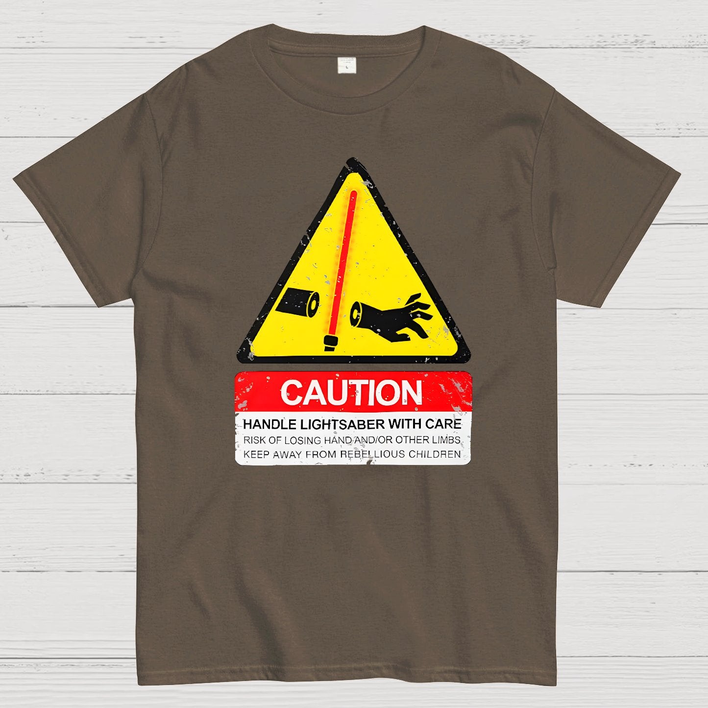 CAUTION Handle With Care Essential Geek T-Shirt