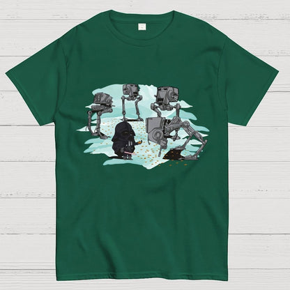 Das Feeds The Robotic Bird Geek T-Shirt