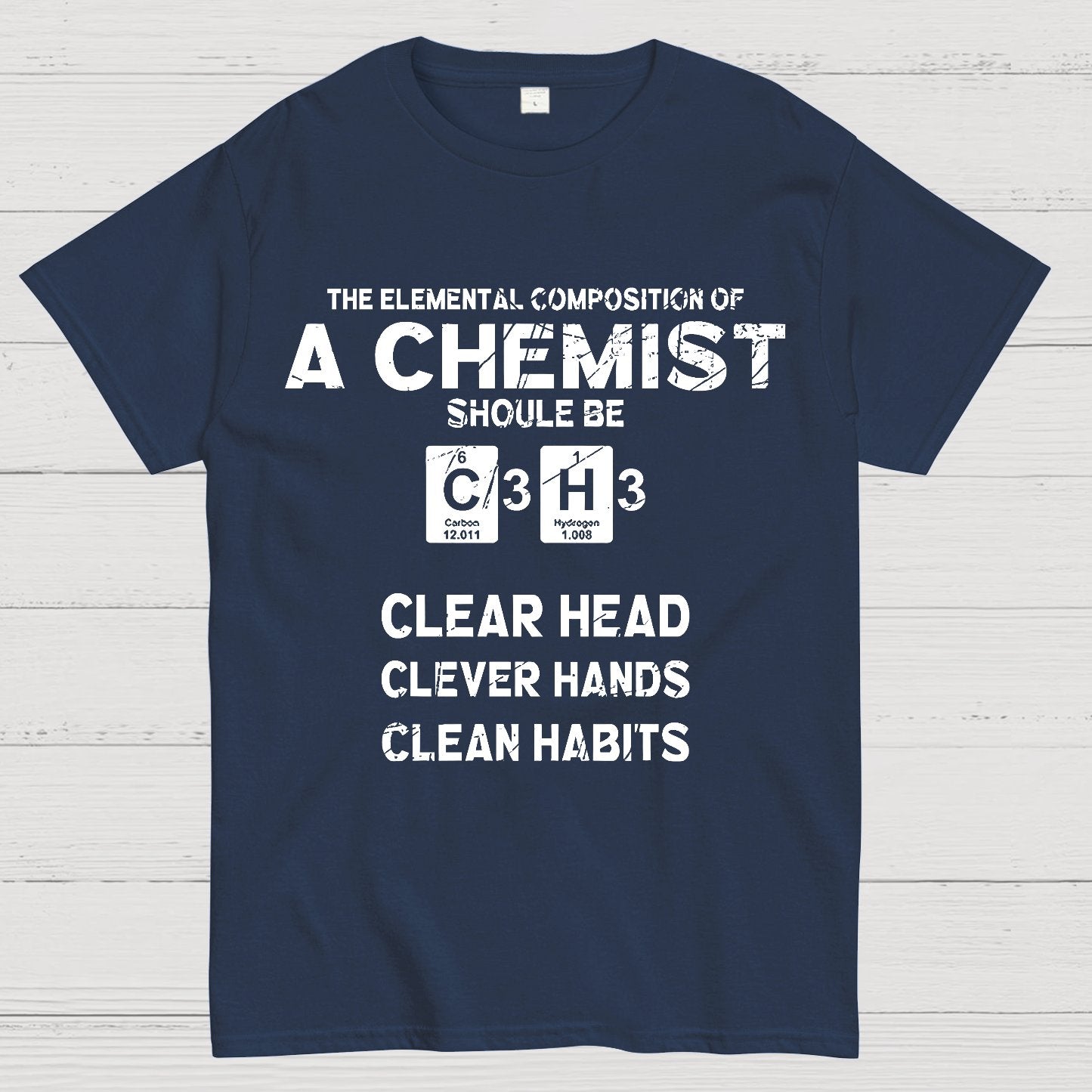 The Elemental C3H3 Geeky T-Shirt