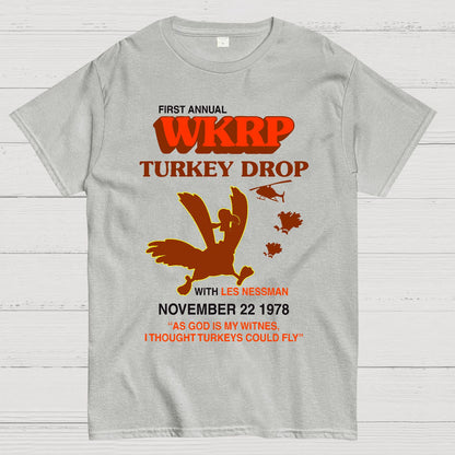 Vintage Retro Turkey Drop Geek T-Shirt