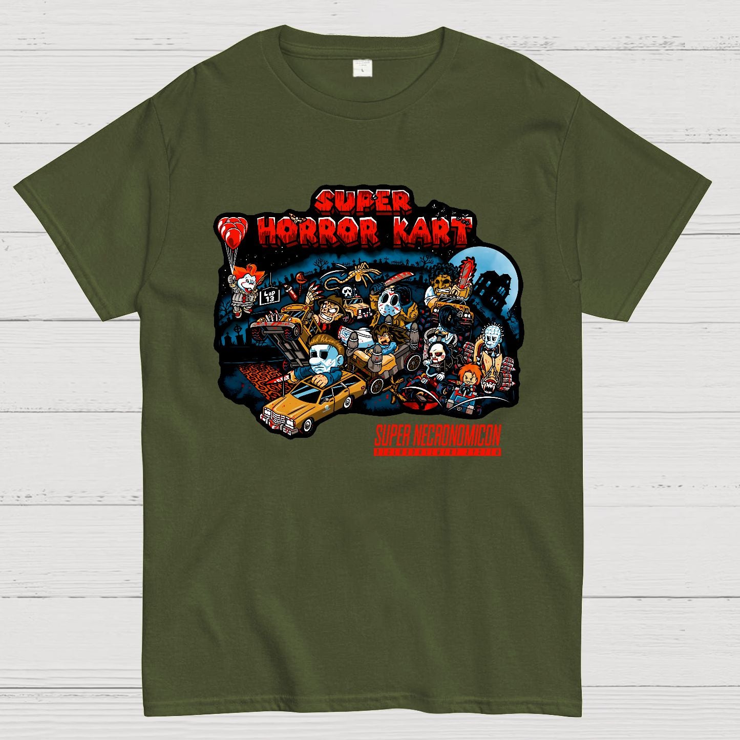 Super Horror Kart Geek T-Shirt