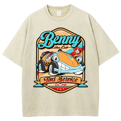 Buddy The Cab Vintage Distressed T-shirt