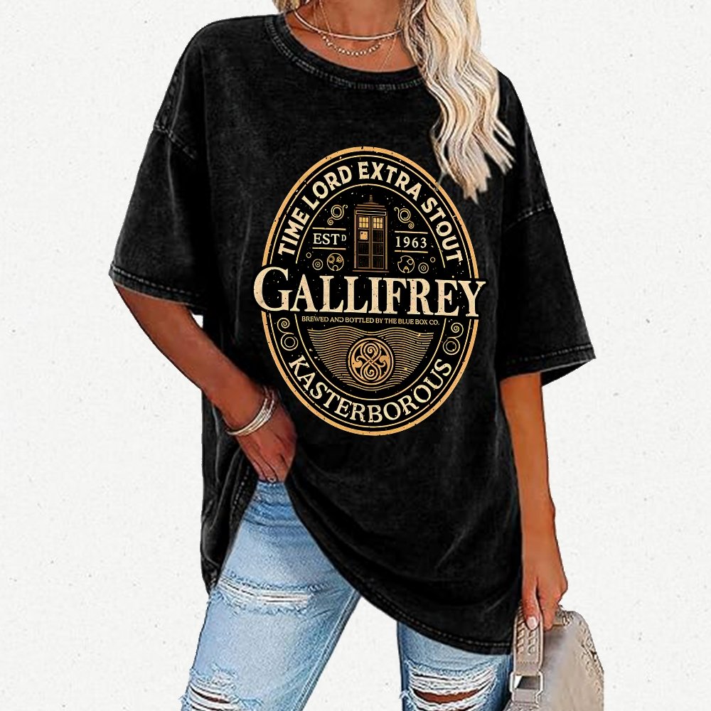 Cosmic Explorer Stout Vintage Distressed T-shirt