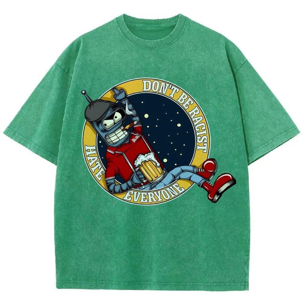 Don't Discriminate Against Race Vintage Distressed T-shirt