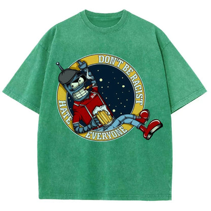 Don't Discriminate Against Race Vintage Distressed T-shirt