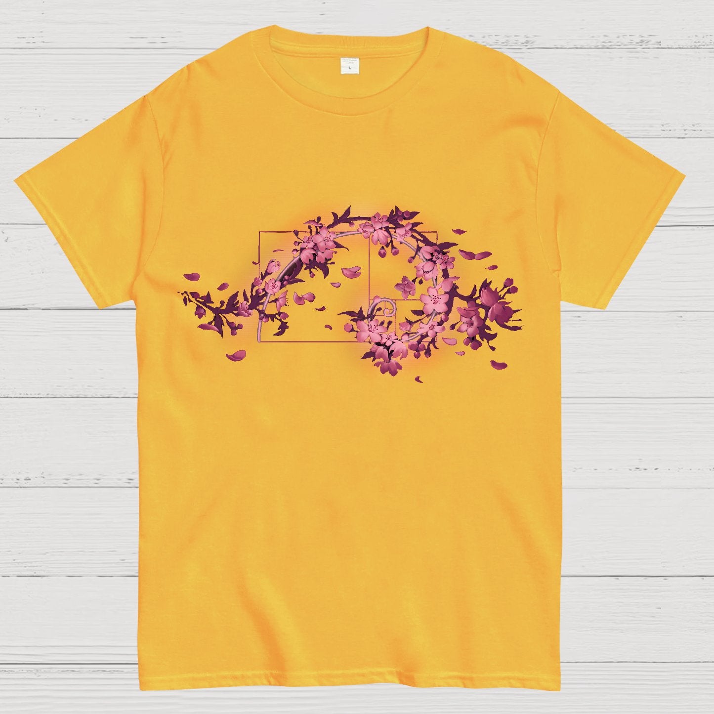 Golden Sakura Season Geek T-Shirt