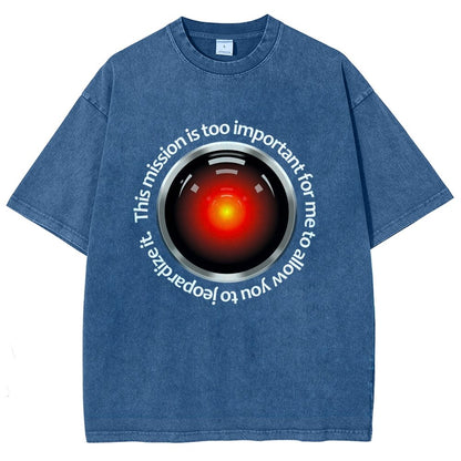 This Mission Is Too Important For Me To Allow You To Jeopardize It. Vintage Distressed T-shirt