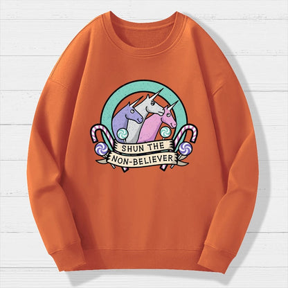 Shun the Non-Believer Geek Cotton Sweatshirt