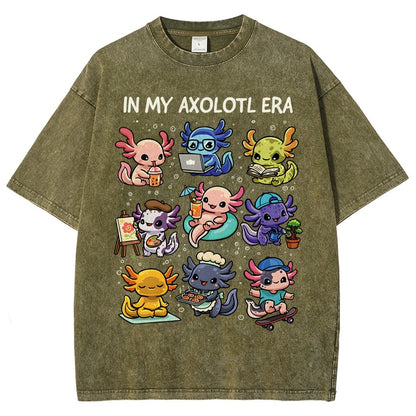 In My Axolotl Era Vintage Distressed T-shirt