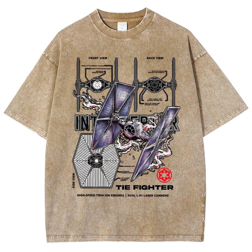 The Interceptor Fighter Vintage Distressed T-shirt
