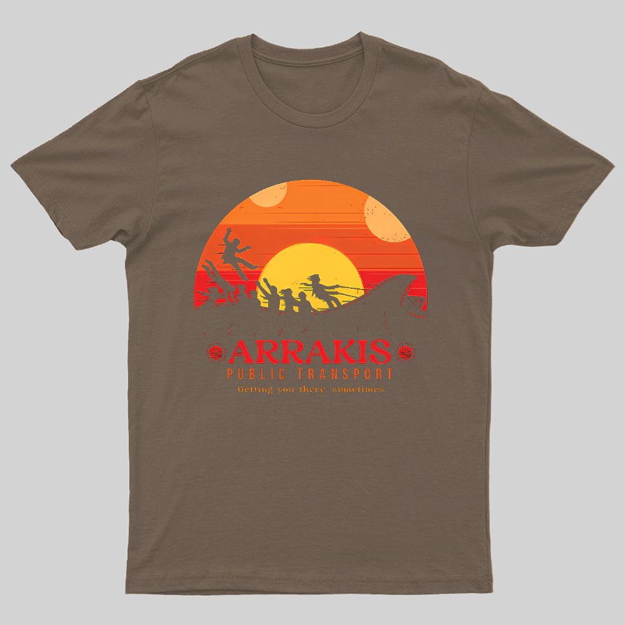 Mystic Land Getting You There Sometimes Geeky T-Shirt