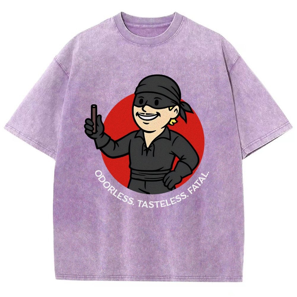 Odorless Tasteless Fatal Vintage Distressed T-shirt