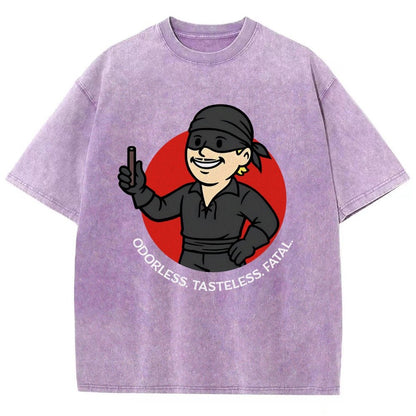 Odorless Tasteless Fatal Vintage Distressed T-shirt