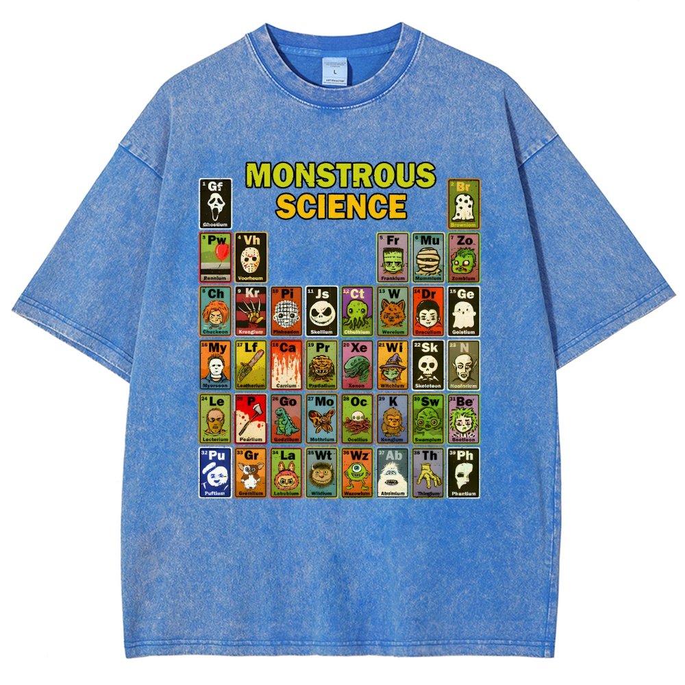 Monstrous Science Vintage Distressed T-shirt
