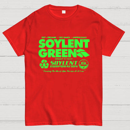 100% Organic Soylent Green Washed Geeky T-Shirt