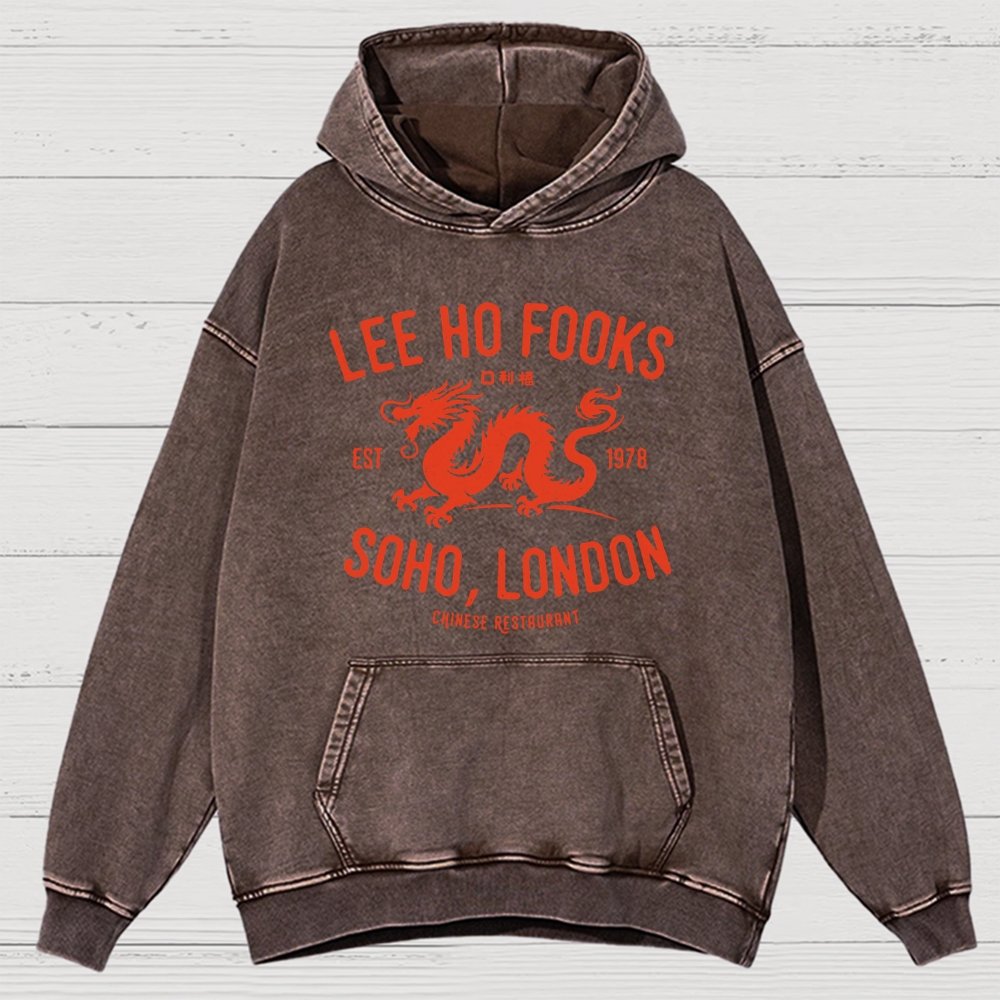 Lee Ho Fooks Vintage Distressed Hoodie