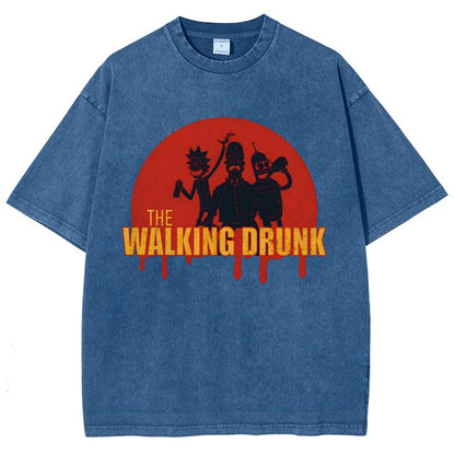 The Walking Drunk Vintage Distressed T-shirt