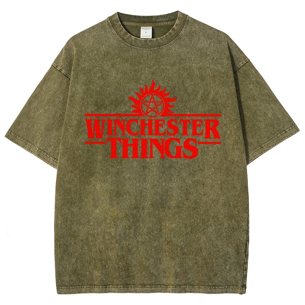 Winchester Things Vintage Distressed T-shirt