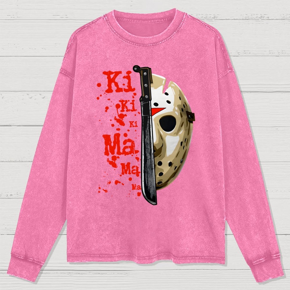 Kill Her Mommy Washed Long Sleeve Tee