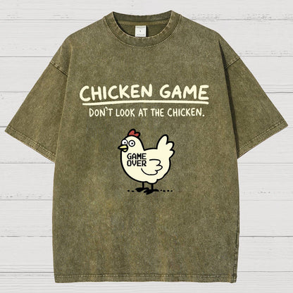 Chicken Game Vintage Distressed T-shirt