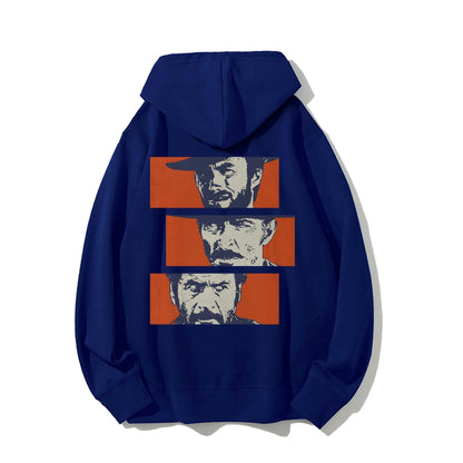 Buono Brutto Cattivo Printed Back Unisex Cotton Hoodie