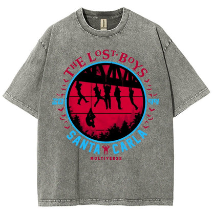Futuristic Wanderers 2099 Vintage Distressed T-shirt