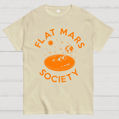 Flat mars society Nerdy T-Shirt