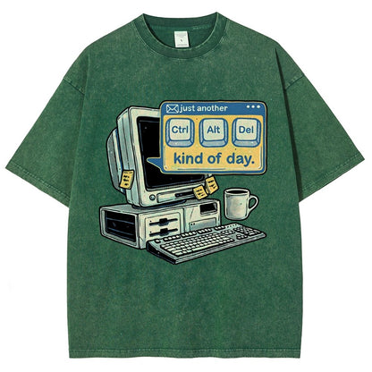 Just Another day Vintage Distressed T-shirt