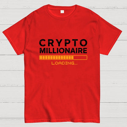 Crypto Millionaire Loading Geek T-Shirt