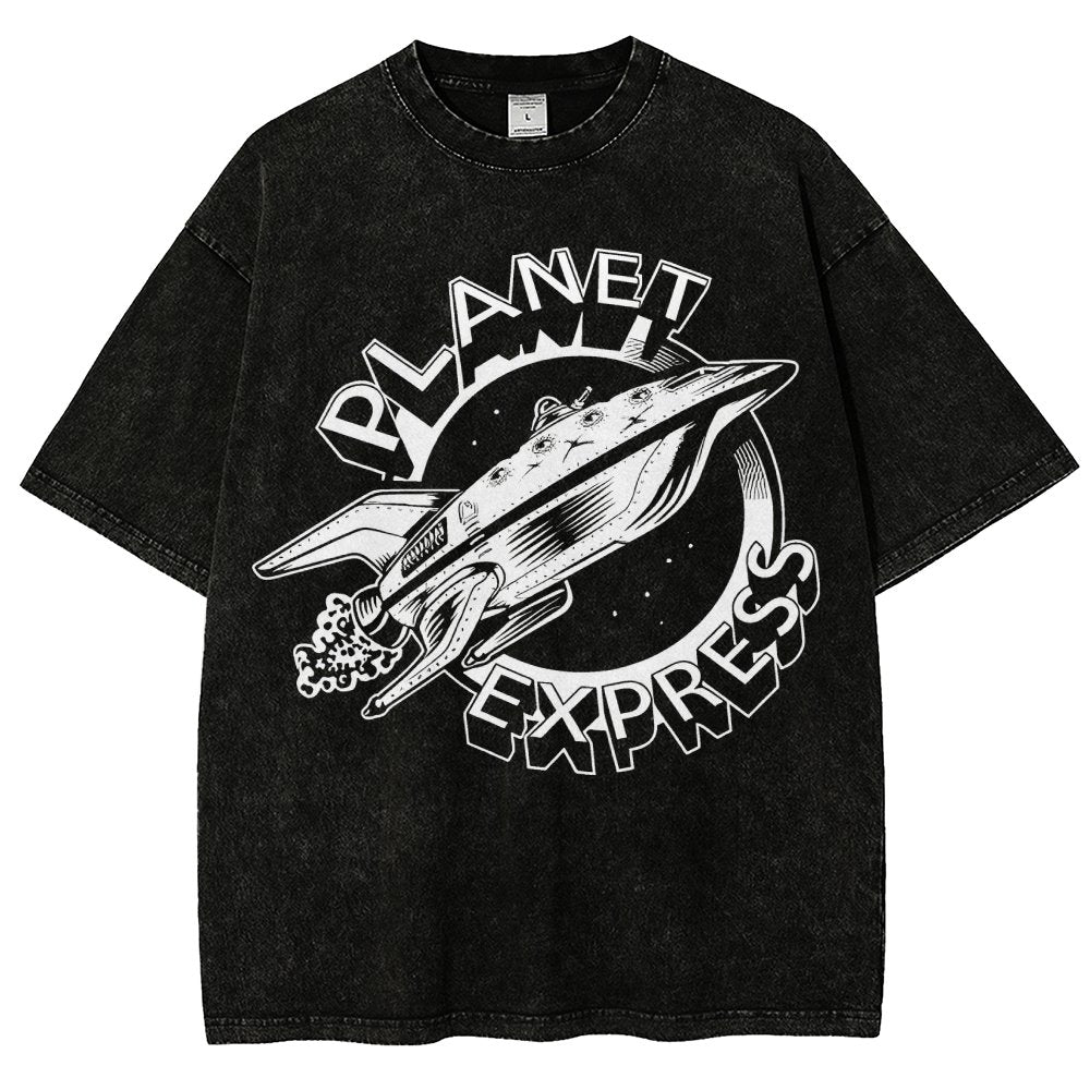 Cosmic Express Vintage Distressed T-shirt