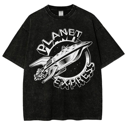 Cosmic Express Vintage Distressed T-shirt