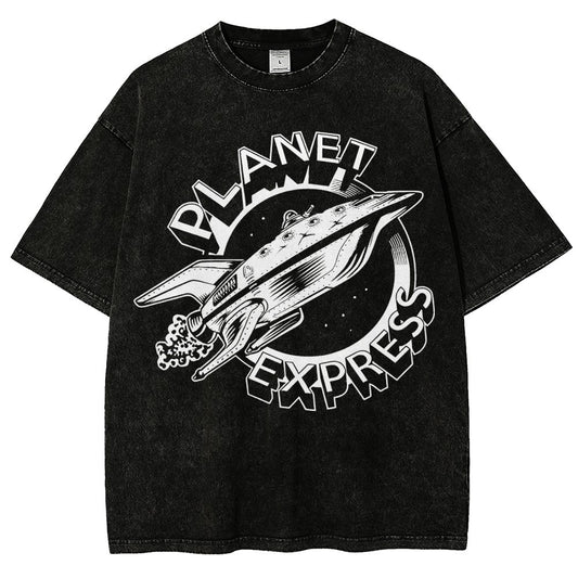 Cosmic Express Vintage Distressed T-shirt