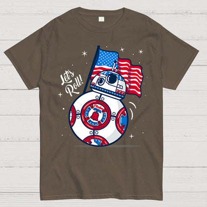 Red, White, and BB-Blue Geek T-Shirt