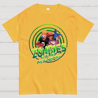 Zombie Are Me Neighbors Hunters Nerdy T-Shirt