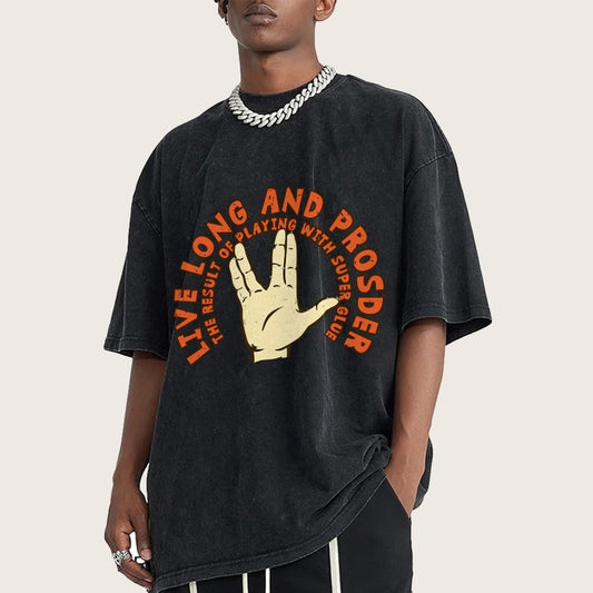 The Result Of Playing With Super Glue Vintage Distressed T-shirt