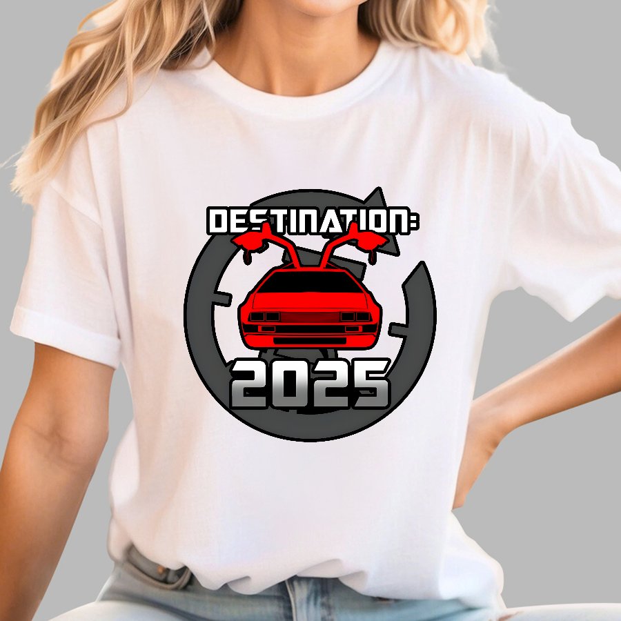 Cool 80's Sci-fi Inspired New Year Slogan Geek T-Shirt