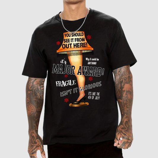 It's a Major Award Leg Lamp Christmas Geek T-Shirt