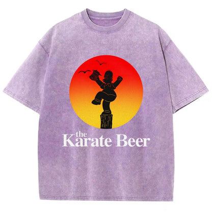 The Karate Beer Vintage Distressed T-shirt