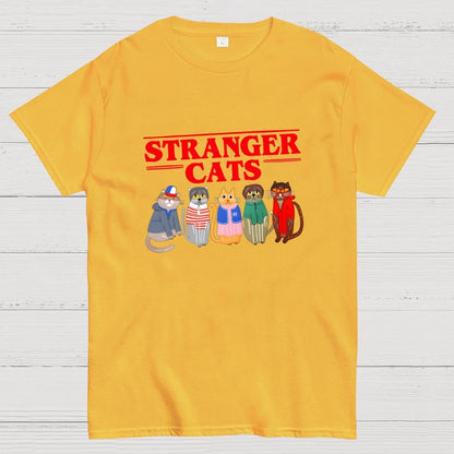 Stranger Cats Geek T-Shirt