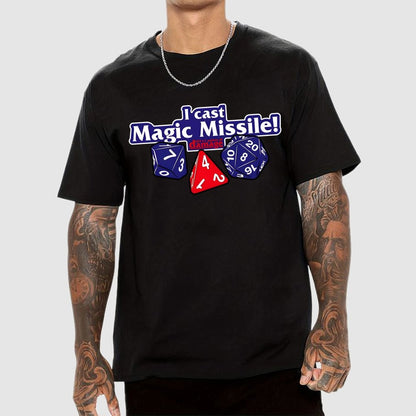 I Cast Magic Missile Geek T-Shirt