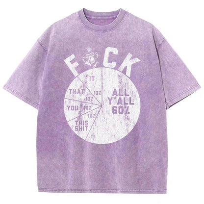 Sentiment Quantification Failure Pie Chart Vintage Distressed T-shirt